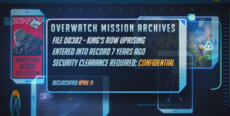 Разработчики Overwatch покажут что-то 11 апреля