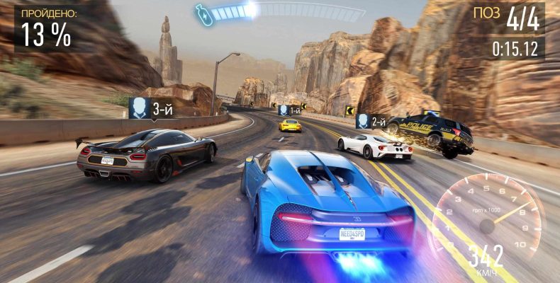 Need for Speed Mobile: открытый мир и копы
