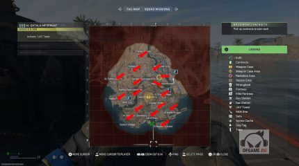 Расположение вертолетов в warzone 2 dmz