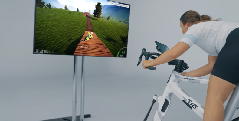 Совместимый с Xbox велотренажер, который можно использовать для игр